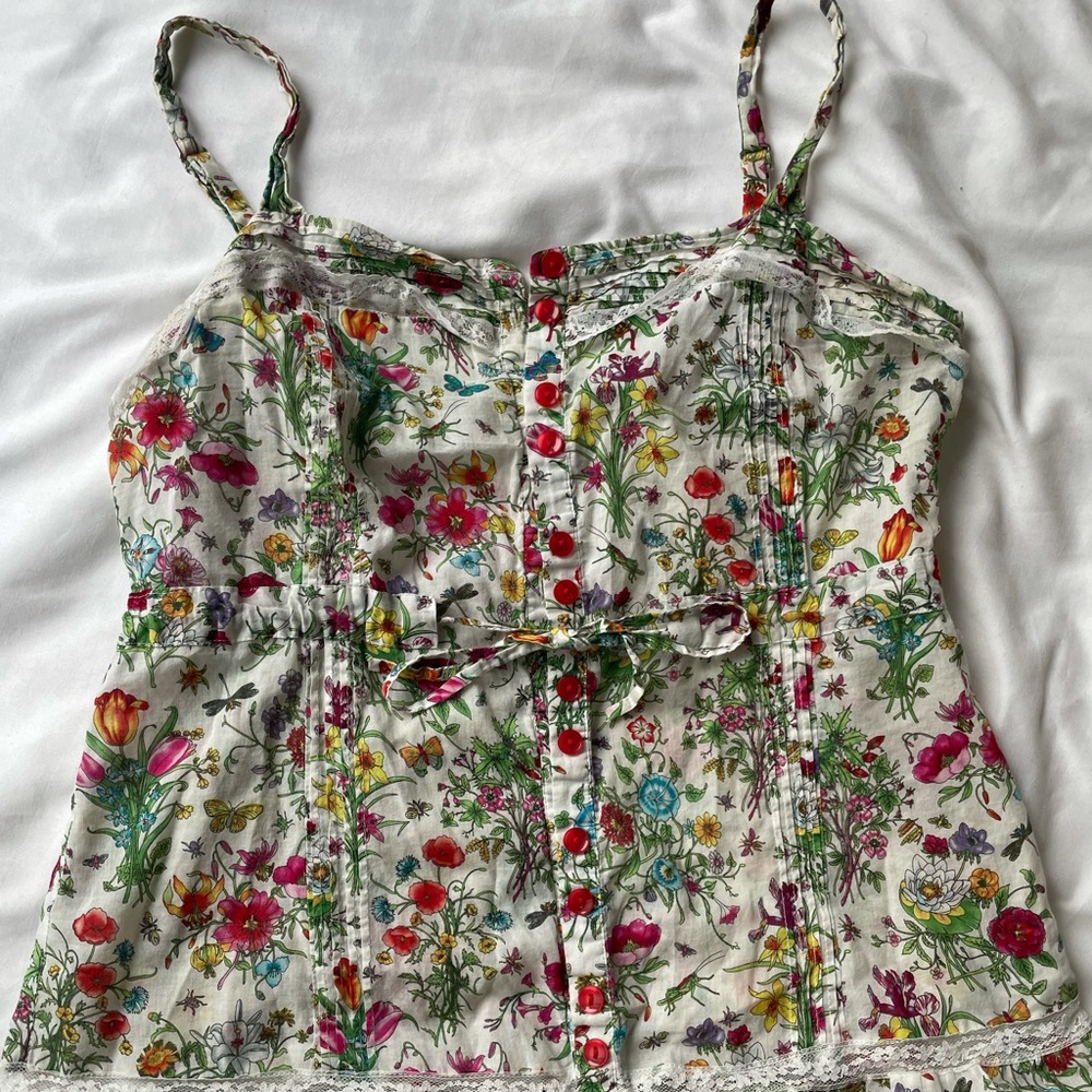 Floral Guess Tank